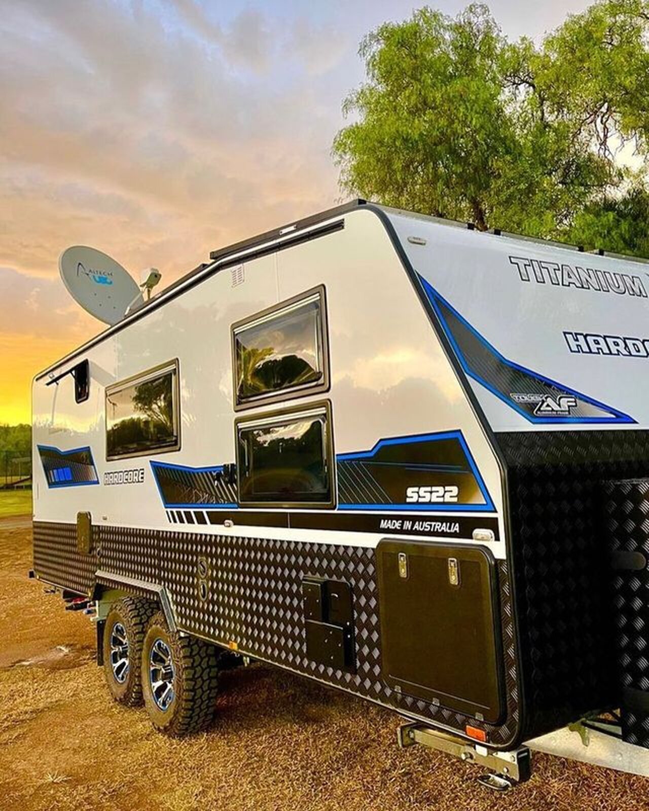 Photo of Halo on caravan