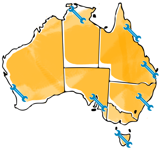 Drawing of Australia 