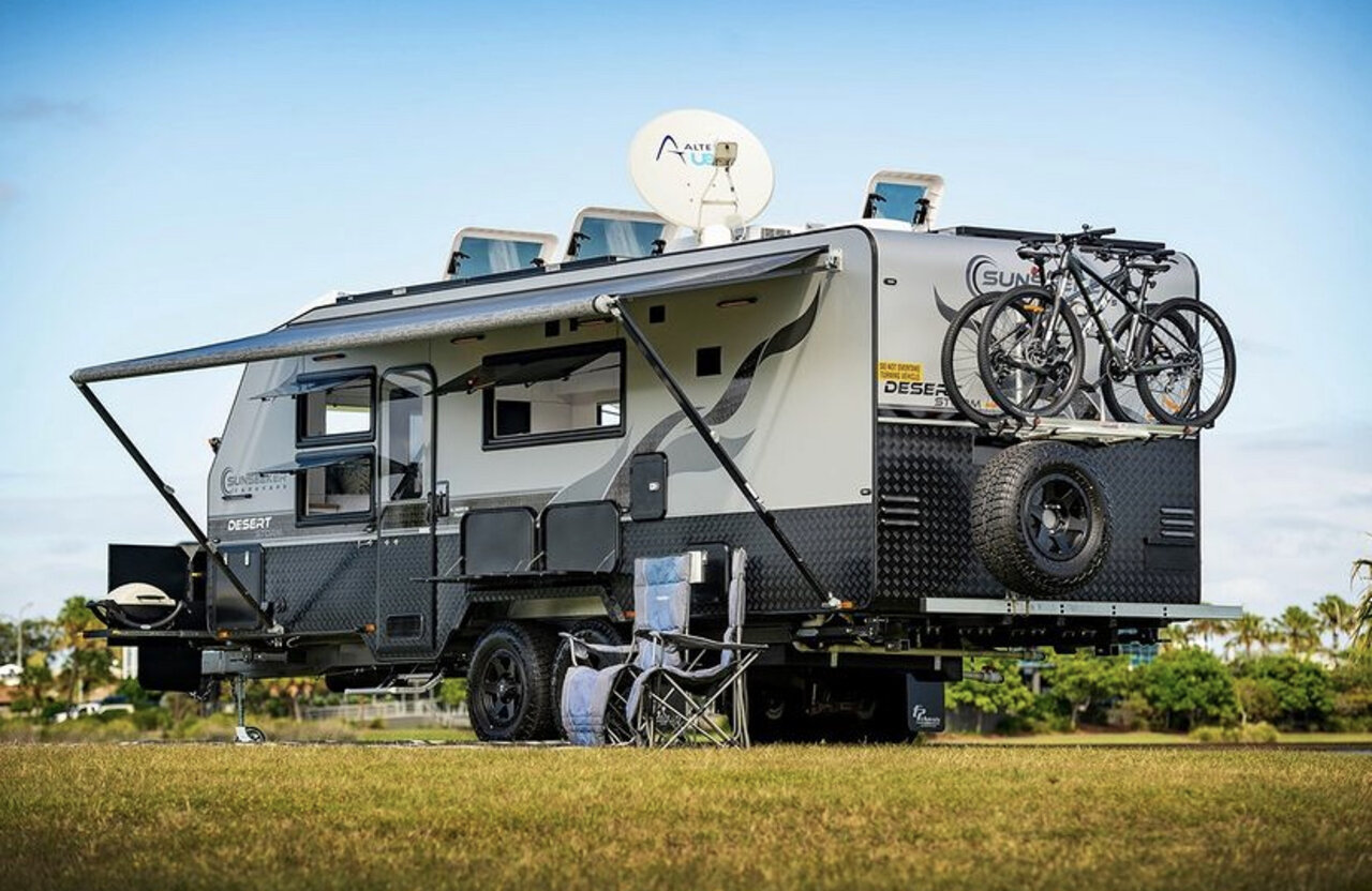 Photo of Halo on caravan
